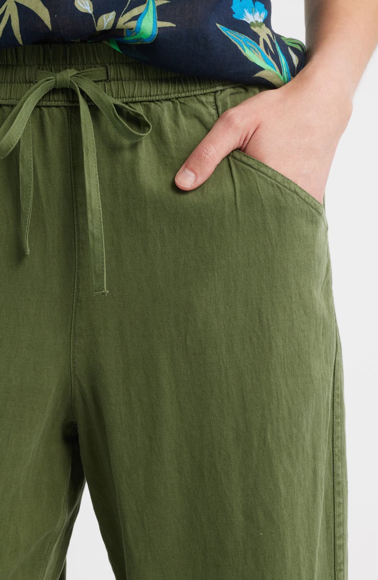 Caslon<sup>®</sup> Pull-On Barrel Pants, Alternate, color, Green Bronze