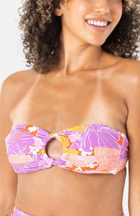 Roxy Bell Blooms Bandeau Bikini Top