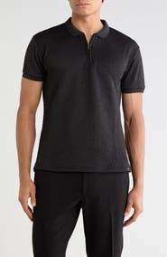 T.R. PREMIUM Textured Short Sleeve Polo
