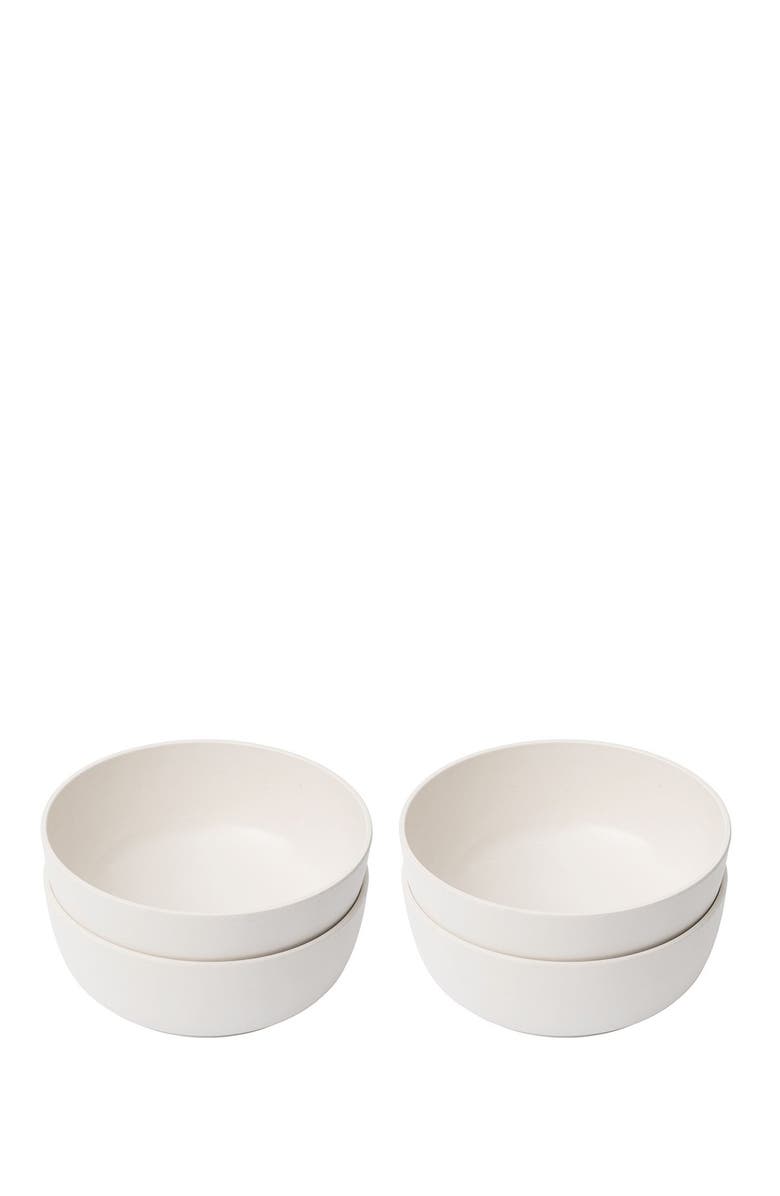 BergHOFF Leo 1qt Bamboo Soup Bowls - Set of 4, Main, color, Beige