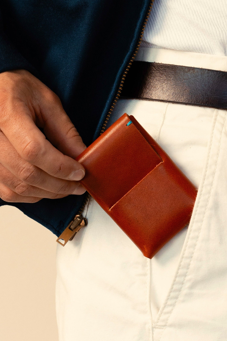 The Companion Origami Pocket Wallet, Alternate, color, English Tan