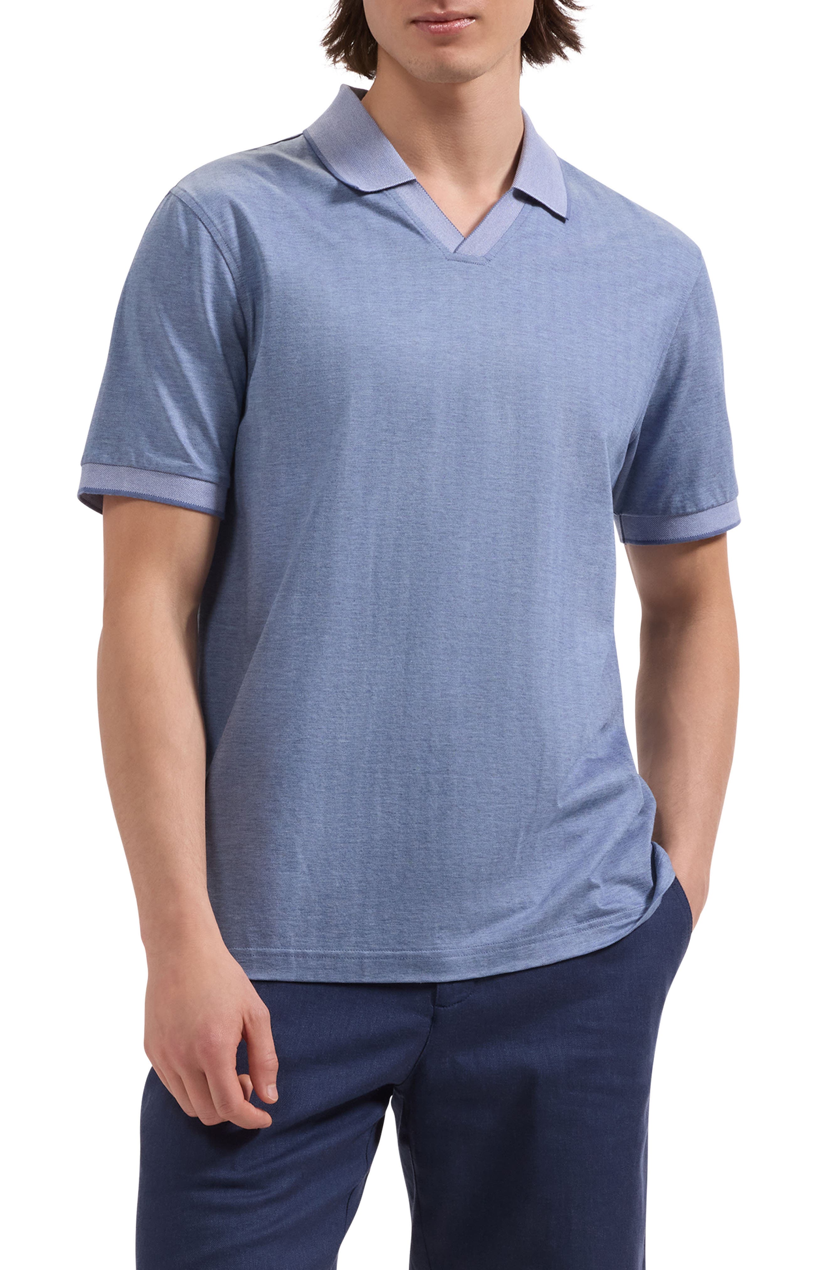 Tipped Johnny Collar Polo - image 5