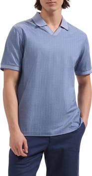 Bugatchi Tipped Johnny Collar Polo
