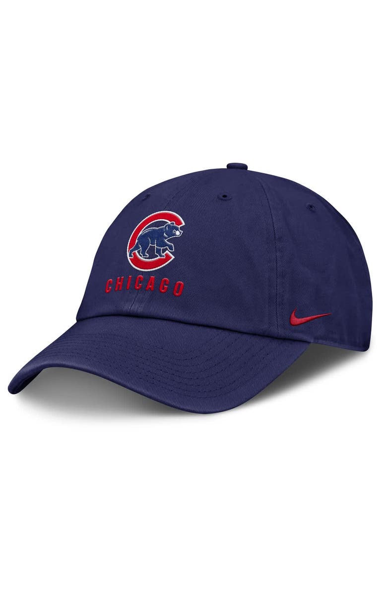 Nike Women's Nike Royal Chicago Cubs Club Adjustable Hat, Main, color, 