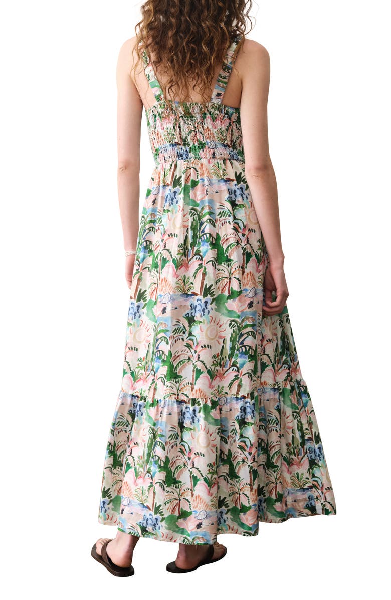 Marine Layer Selene Floral Maxi Dress, Alternate, color, 