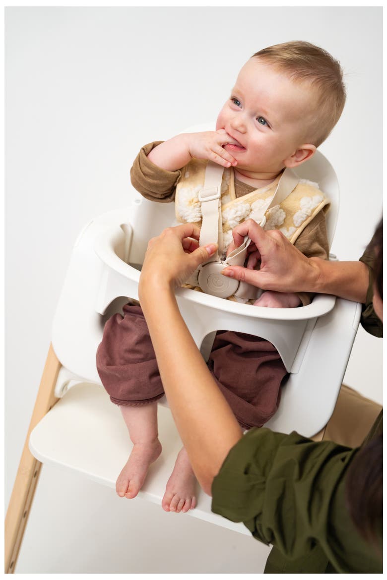 Steps High Chair, Alternate, color, WHITE / NATURAL