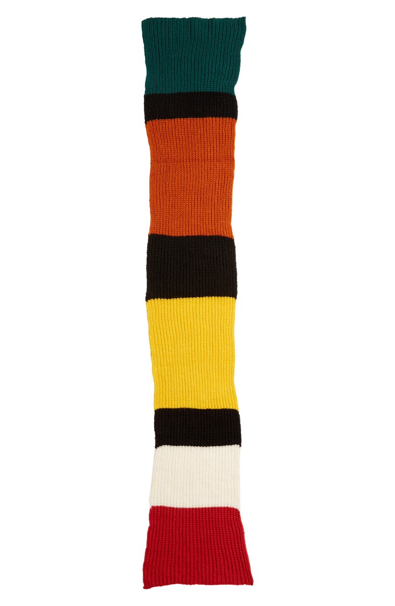Trouvé Colorblock Chunky Knit Scarf, Alternate, color,