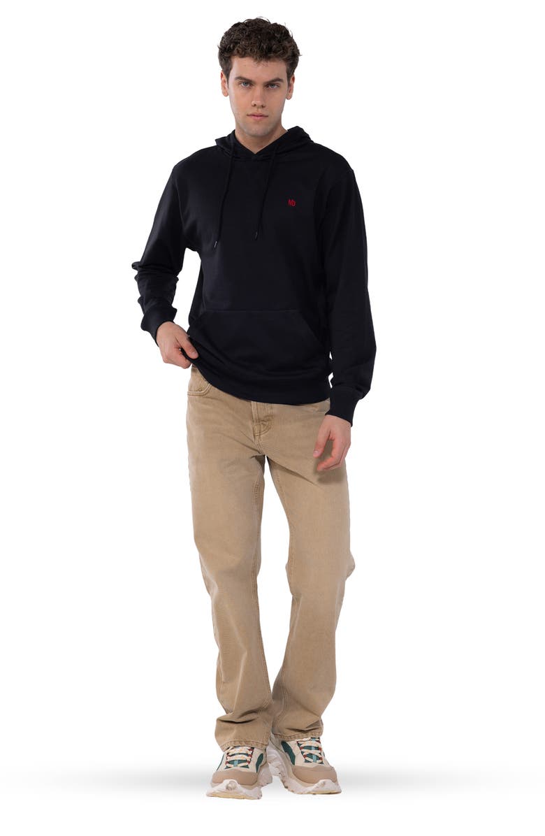 Members Only Pullover Hooded Sweatshirt, Alternate, color, Black