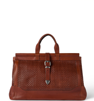 Brunello Cucinelli Braided leather and cowhide bag
