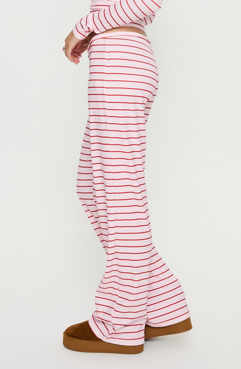 Princess Polly Slumber Party Rib Stripe Pajama Pants, Alternate, color,