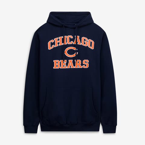 Men's Fanatics Navy Chicago Bears Big & Tall Heart & Soul Hoodie