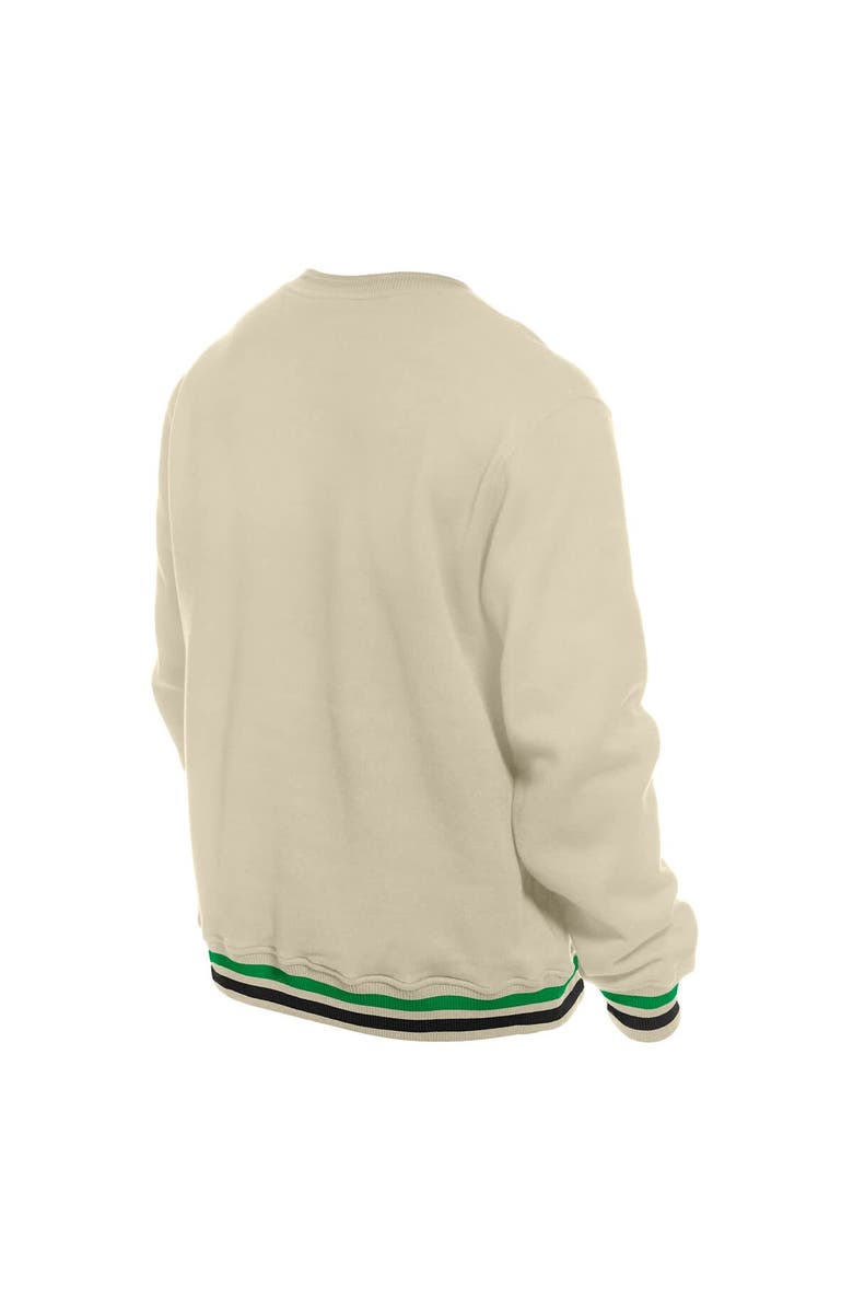 New Era Men's New Era  Cream Los Angeles Dodgers St. Patrick's Day Twill Pullover Sweatshirt, Alternate, color, 