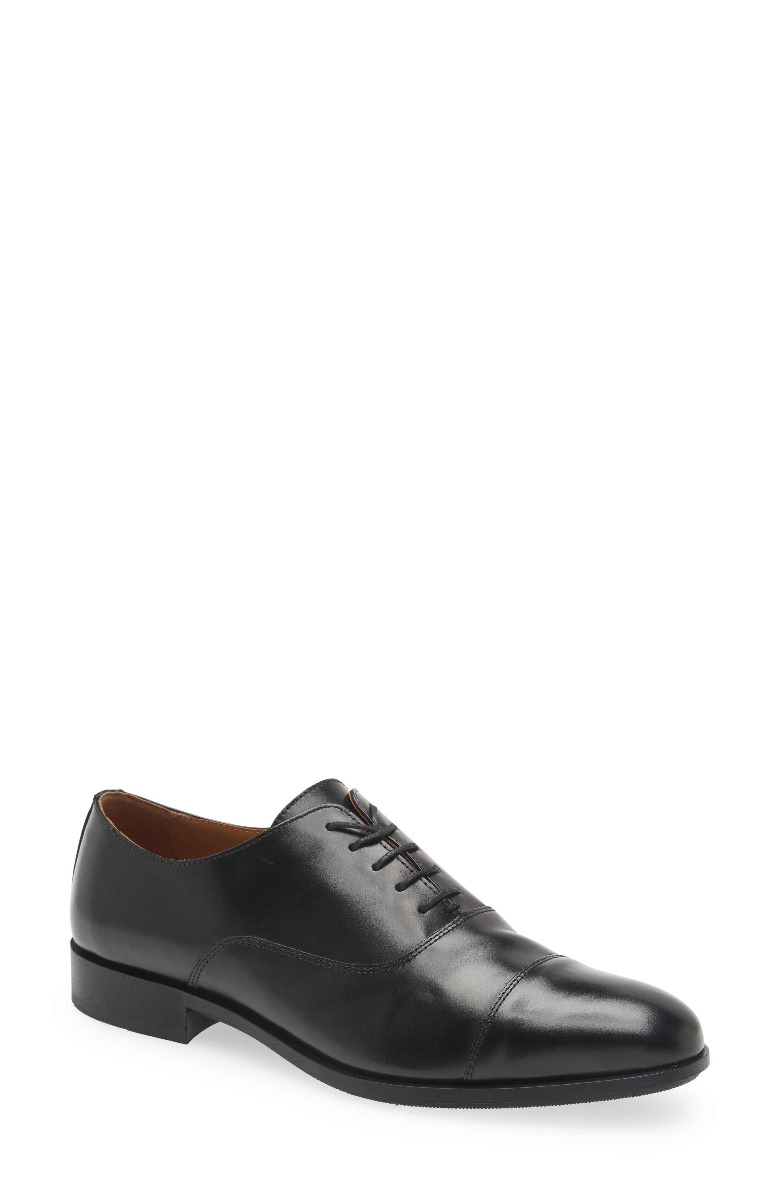 BOSS Eastside Cap Toe Leather Oxford, Main, color, 