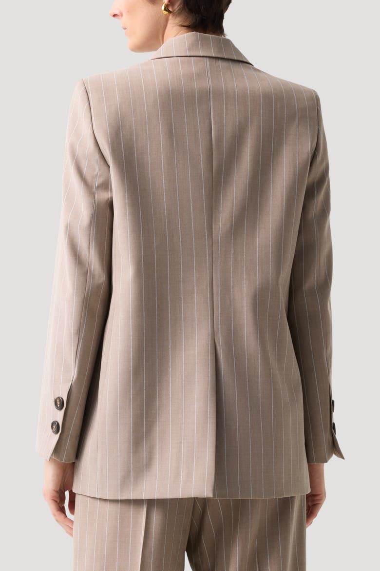 Virgin Wool Blazer Janina, Alternate, color, Camel