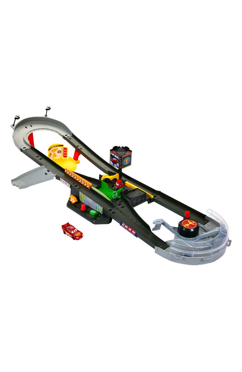 Mattel Disney Pixar<sup>®</sup> Cars Piston Cup Action Speedway 1:55 Scale Track Playset, Alternate, color, Multi Black