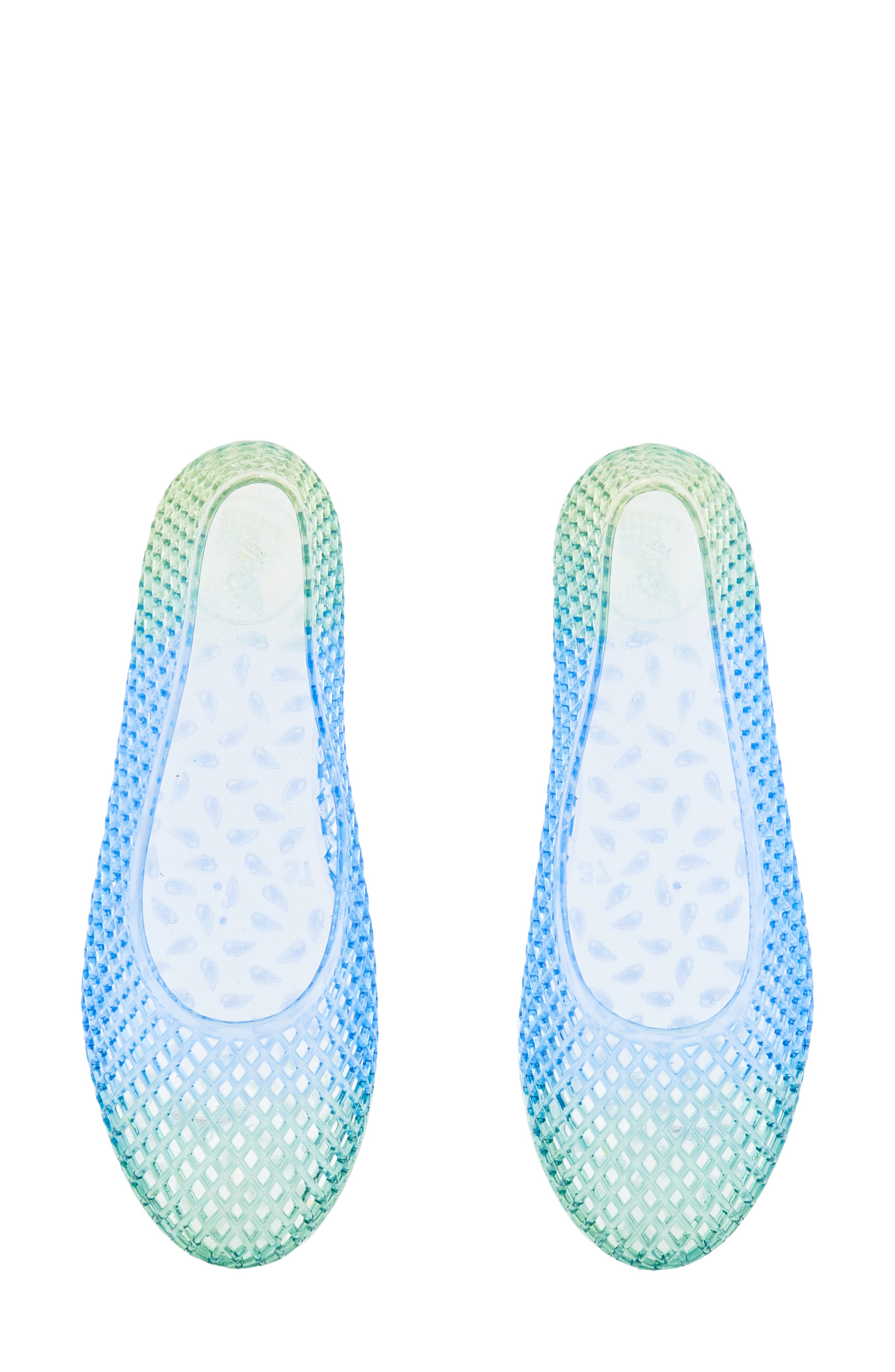 Iro Mesh Jelly Flat, Alternate, color, BLUE/ GREEN