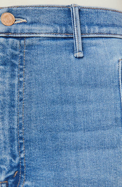 Mother The Drama High Waist Flare Jeans In Tasty Waves