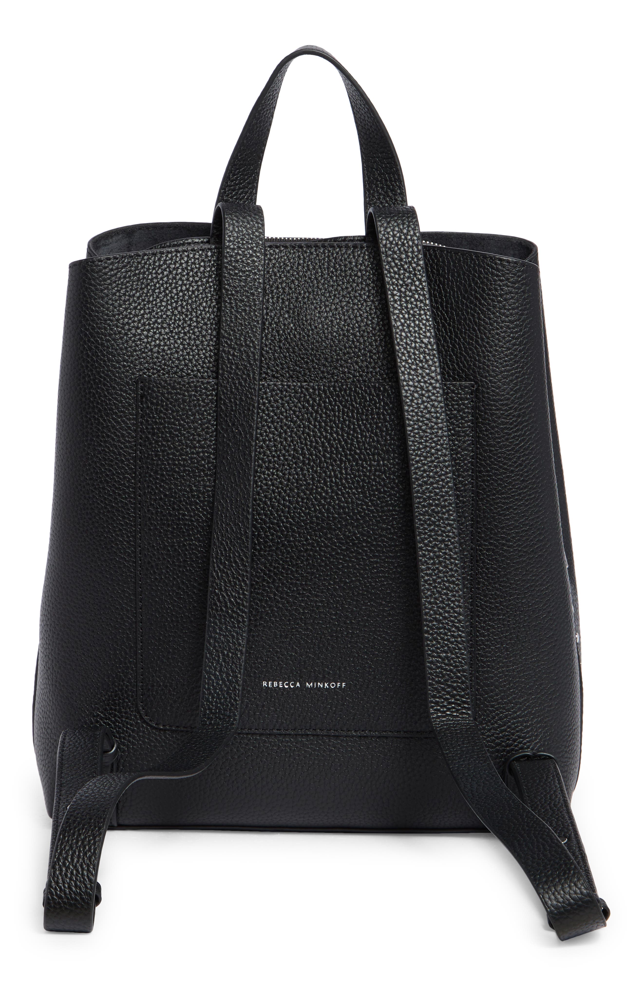 Rebecca Minkoff Darren Medium Leather Backpack, Alternate, color, 