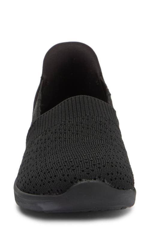 Skechers Arya Swift-fit Slip-on Sneaker In Black
