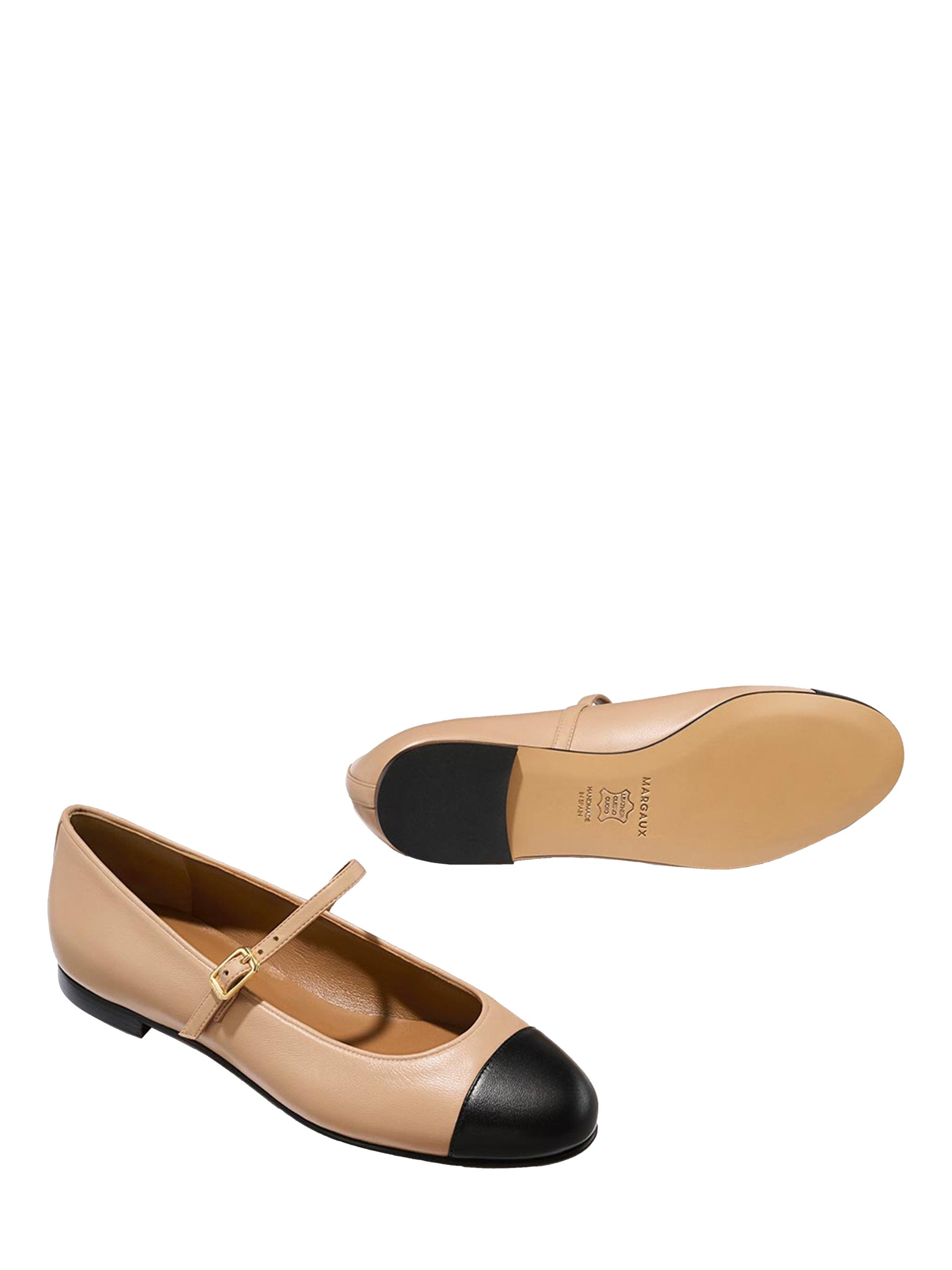 MARGAUX The Cap-Toe Demi Jane, Alternate, color, Dune And Black