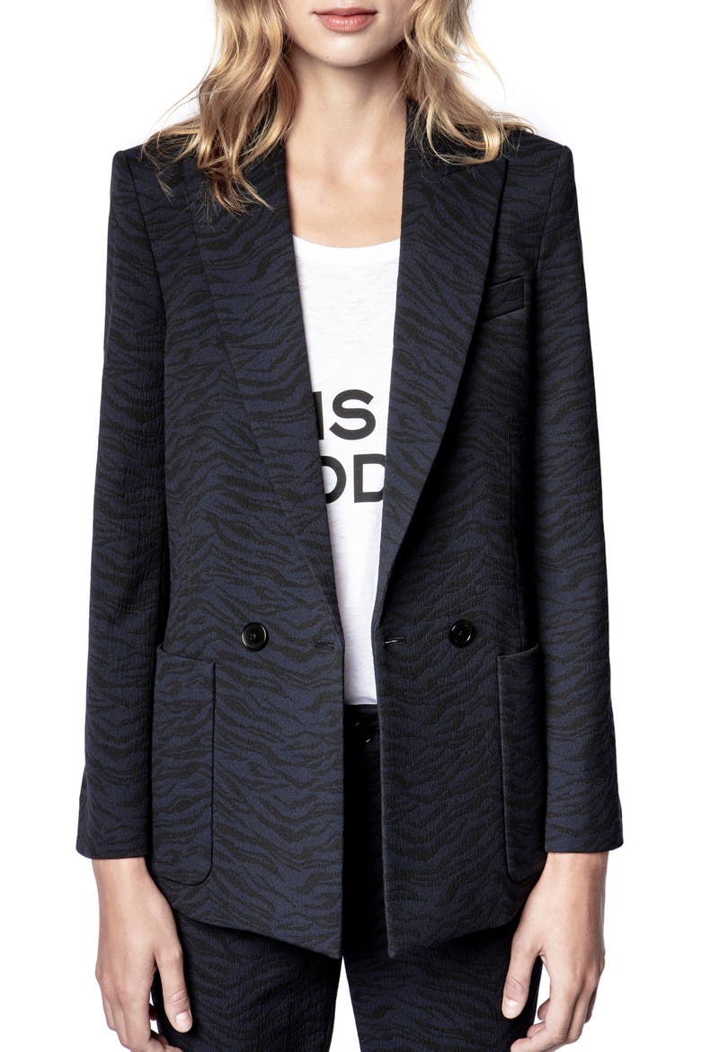 Visko Tigre Blazer, Main, color, ENCRE