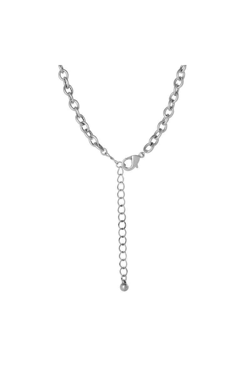 Jessica Simpson Turquoise Concho Statement Necklace, Antique Silver-Tone, Alternate, color, Turquoise,Silver