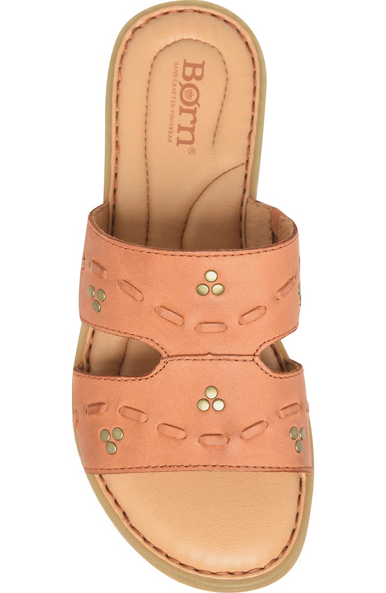 Børn Benita Slide Sandal, Alternate, color, Brown Nubuck