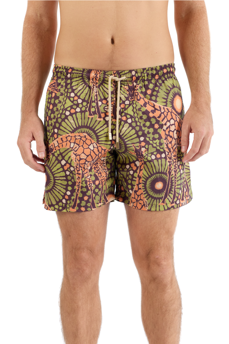 The Africa - Swim Trunks, Main, color, Brown