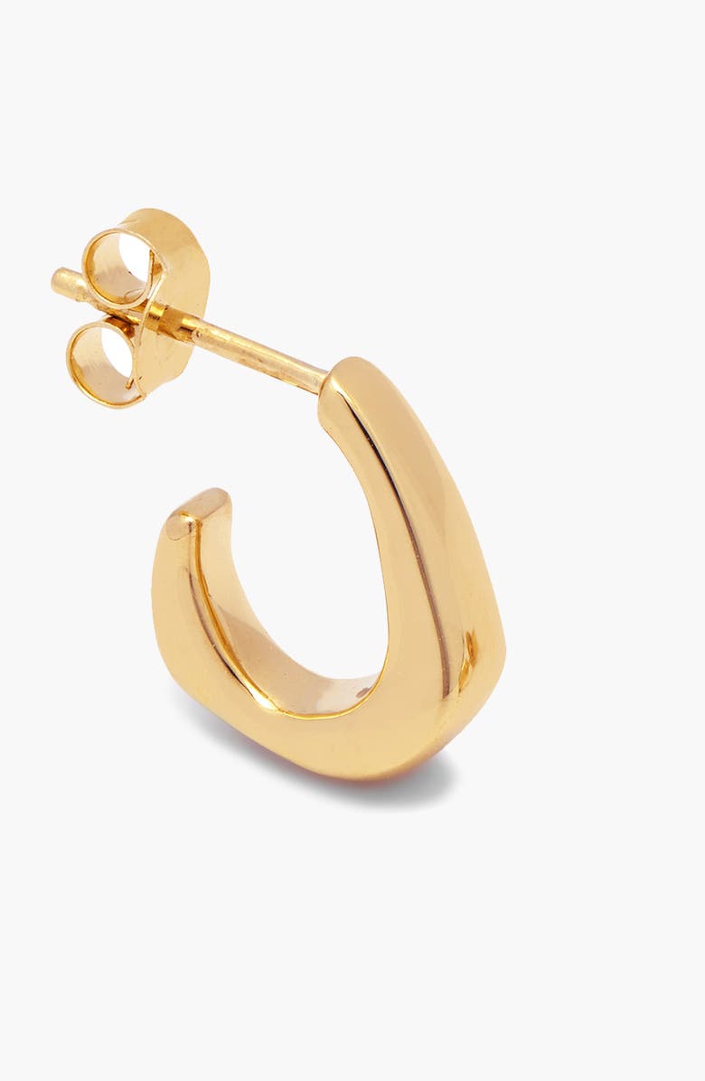 YOJ Pero Small Hoop Earrings in Gold, Alternate, color, Gold