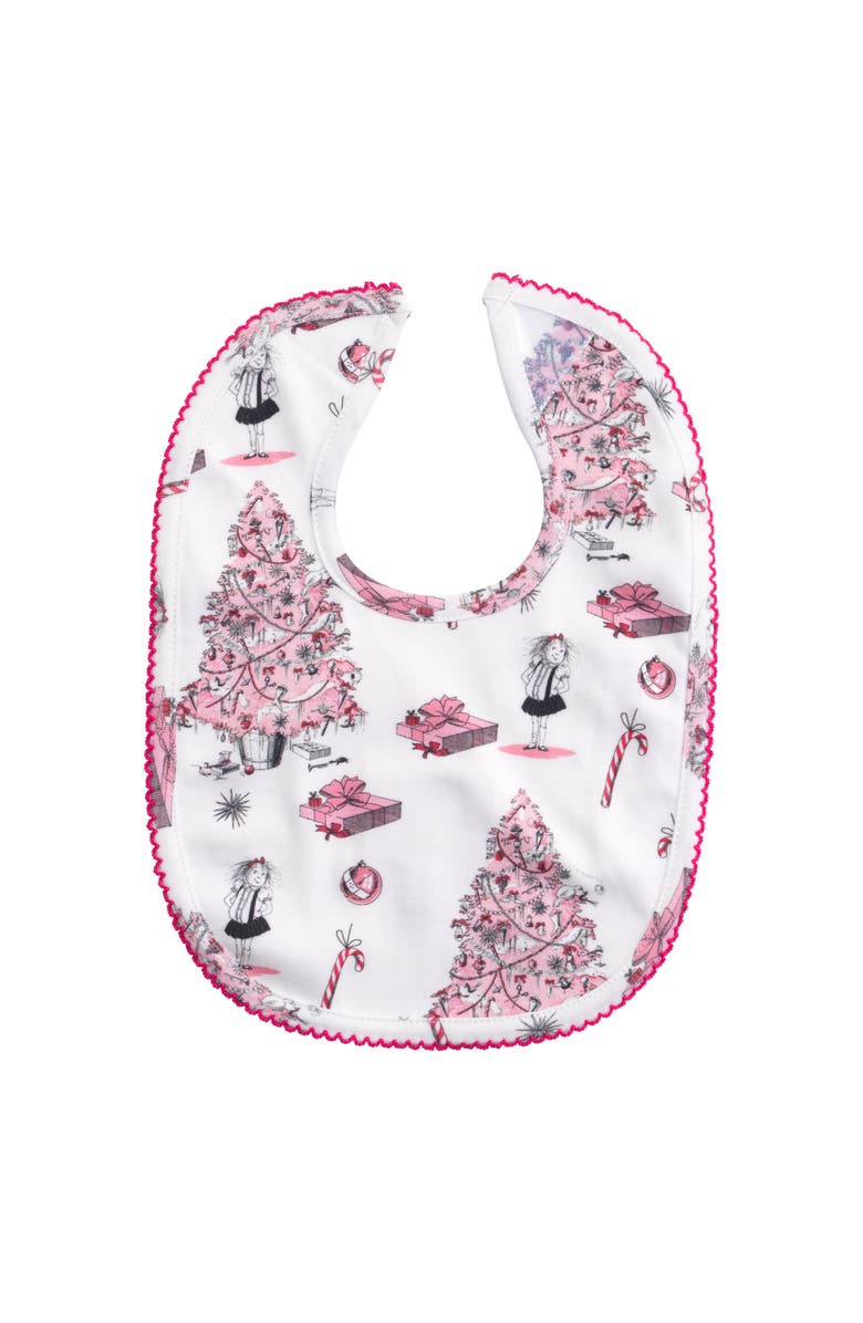 Rachel Riley Eloise Christmas Tree Footie Gift Set, Alternate, color, Pink