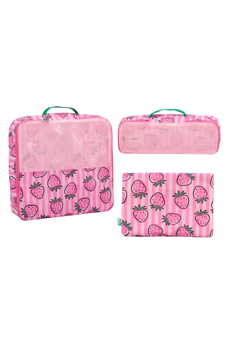 Kids' Set of 3 Mini Packing Bags, Alternate, color, PINK