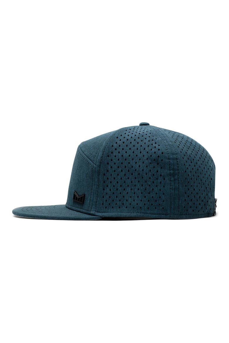Trenches Icon Hydro Performance Snapback Hat, Alternate, color, HEATHER OCEAN