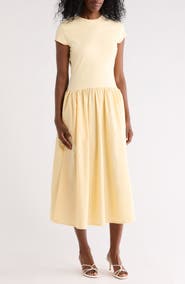 NORDSTROM RACK Mixed Media Dress