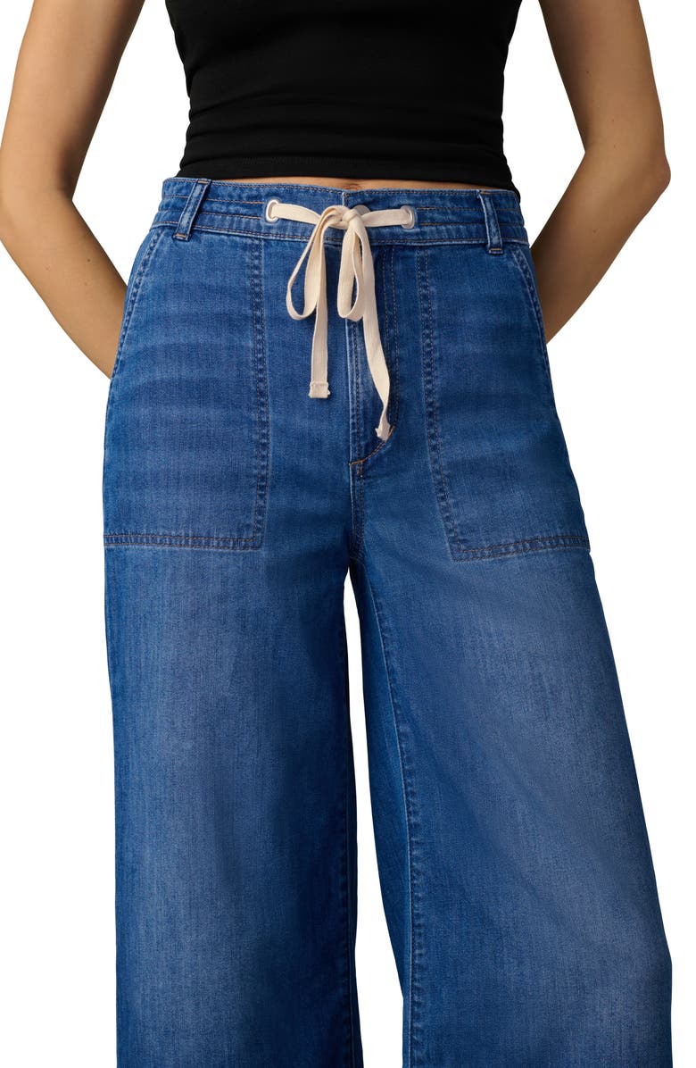 Joe's The Madeline Ankle Wide Leg Drawstring Jeans, Alternate, color, Courage