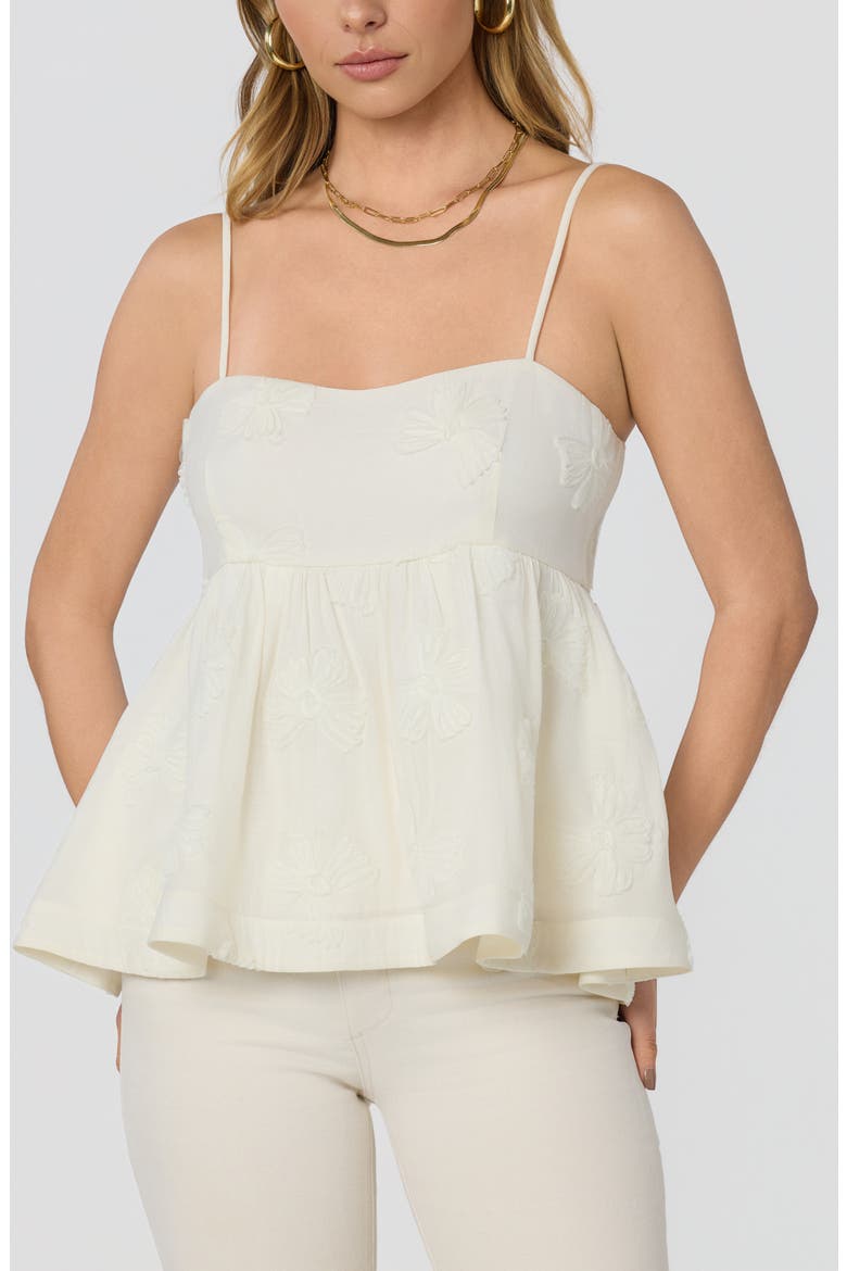 Zoe Babydoll Top, Main, color, CREAM