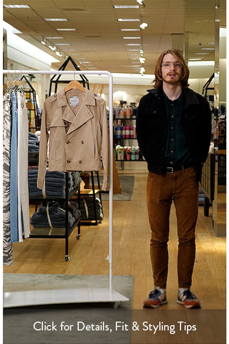 Crop Double Breasted Trench Coat video