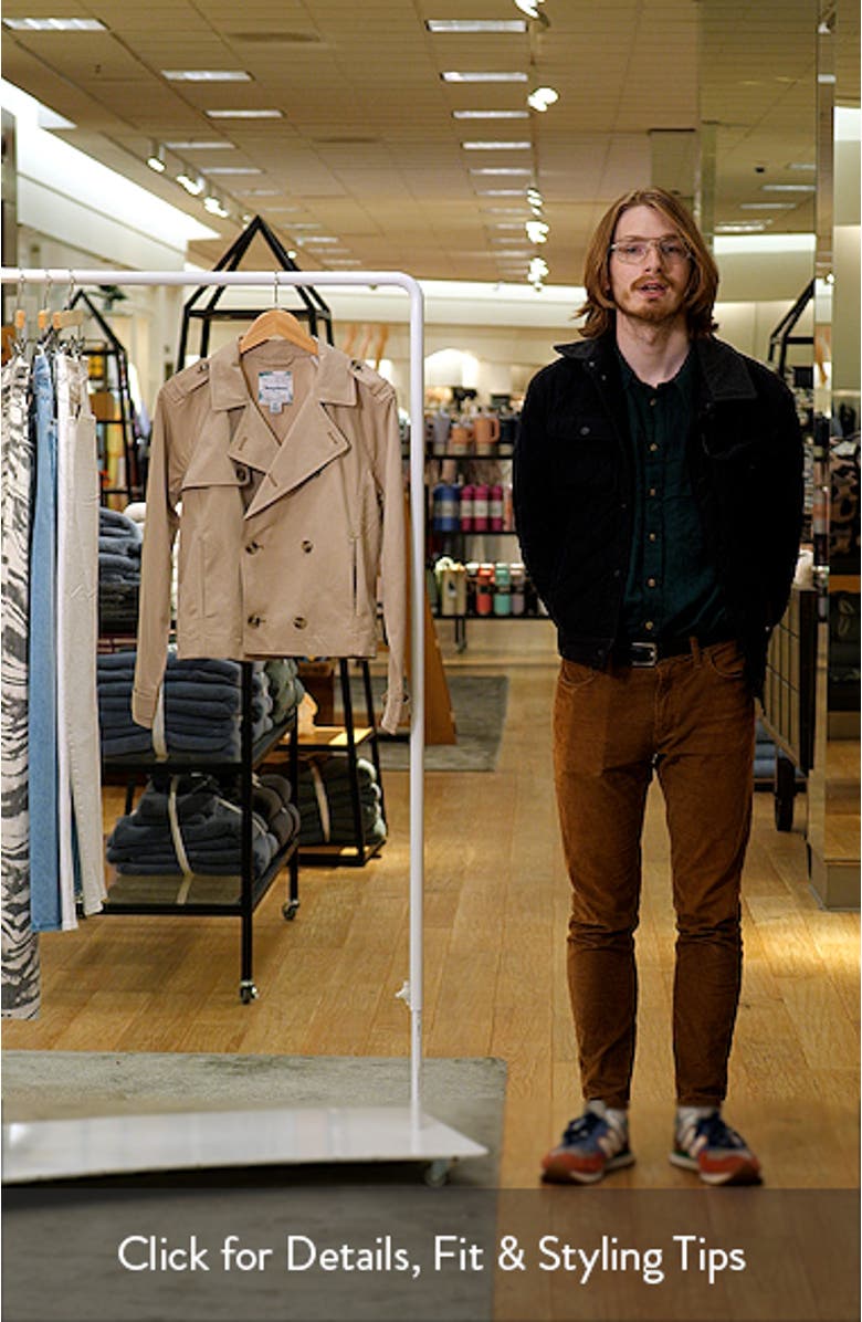 Crop Double Breasted Trench Coat, sales video thumbnail