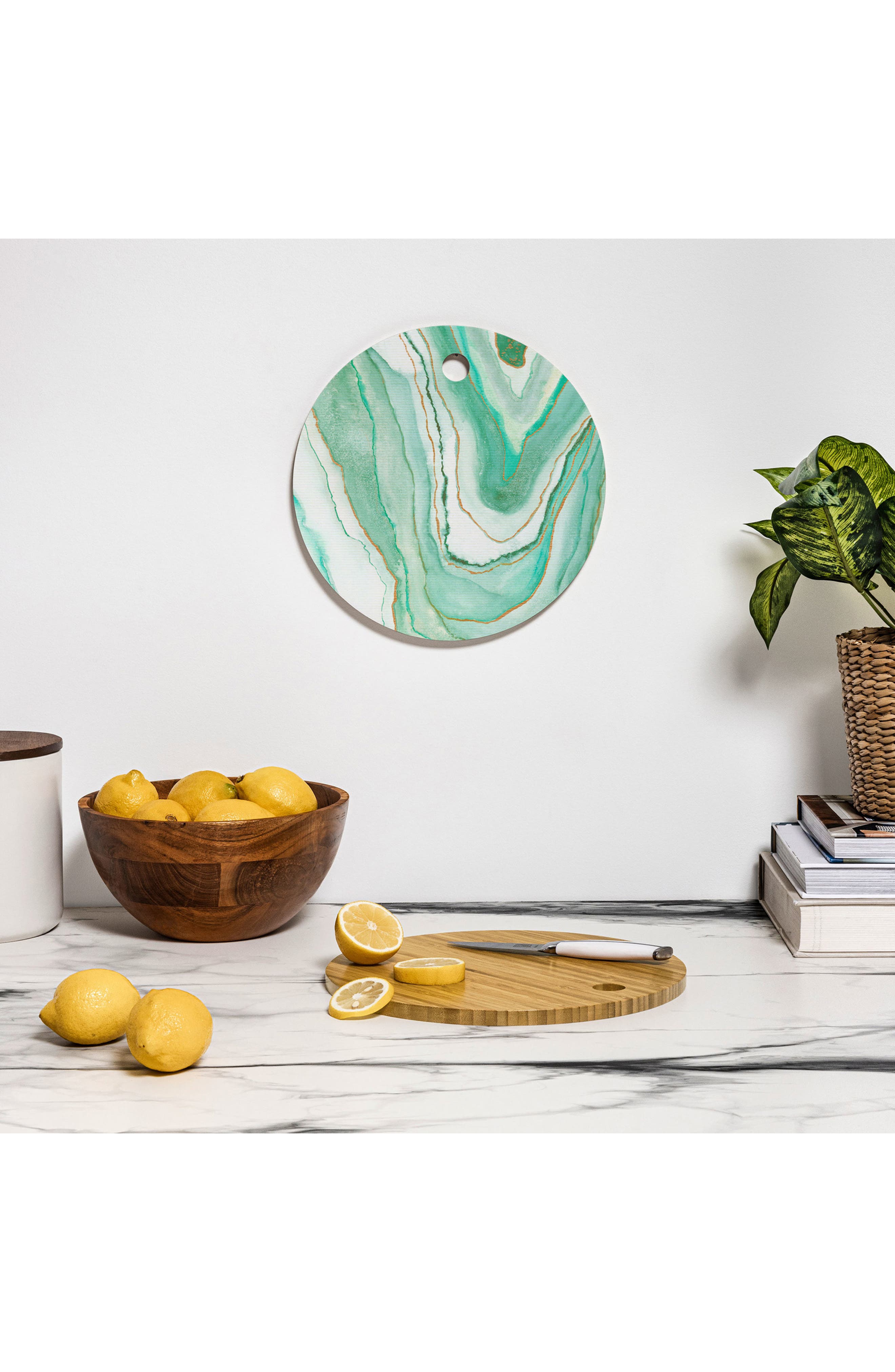Deny Designs Watercolor Round Cutting Board | Nordstromrack