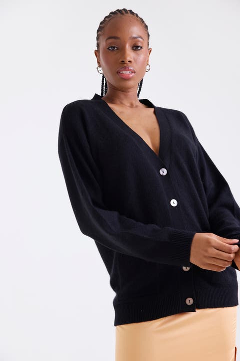 Oceane Oversize 100% Cashmere Cardigan