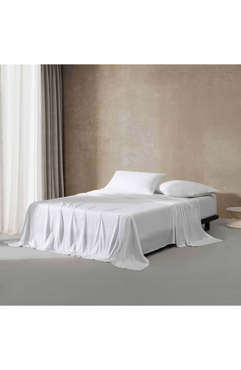 Calvin Klein Pearl Edge 300 Thread Count Sateen Sheet Set, Alternate, color, White