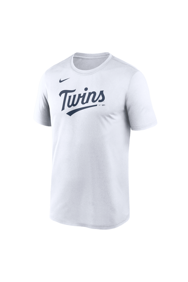 Men's Nike White Minnesota Twins New Legend Wordmark Dri-FIT T-Shirt, Alternate, color, White