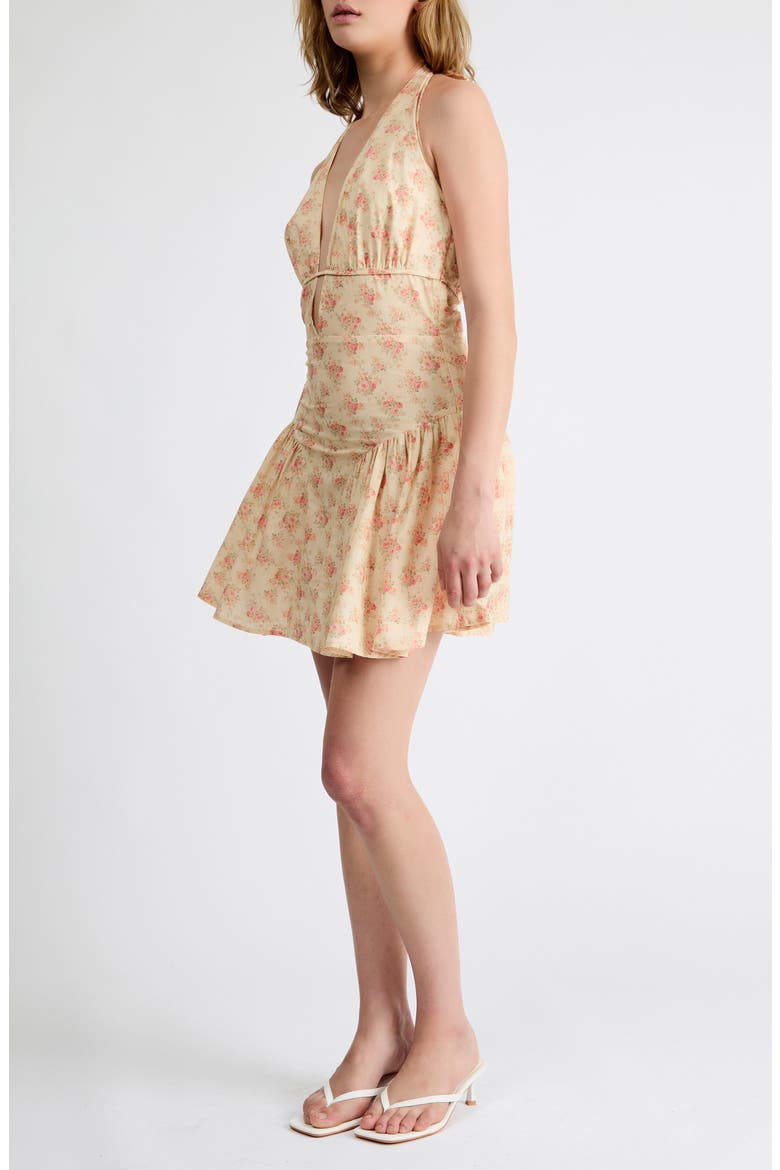 Alice Halter Minidress, Alternate, color, FLORAL PRINT