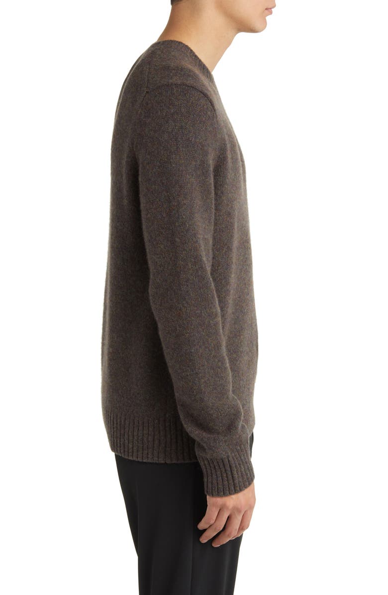 Vince Mélange Wool Blend Crewneck Sweater, Alternate, color, Heather Carrillo Green
