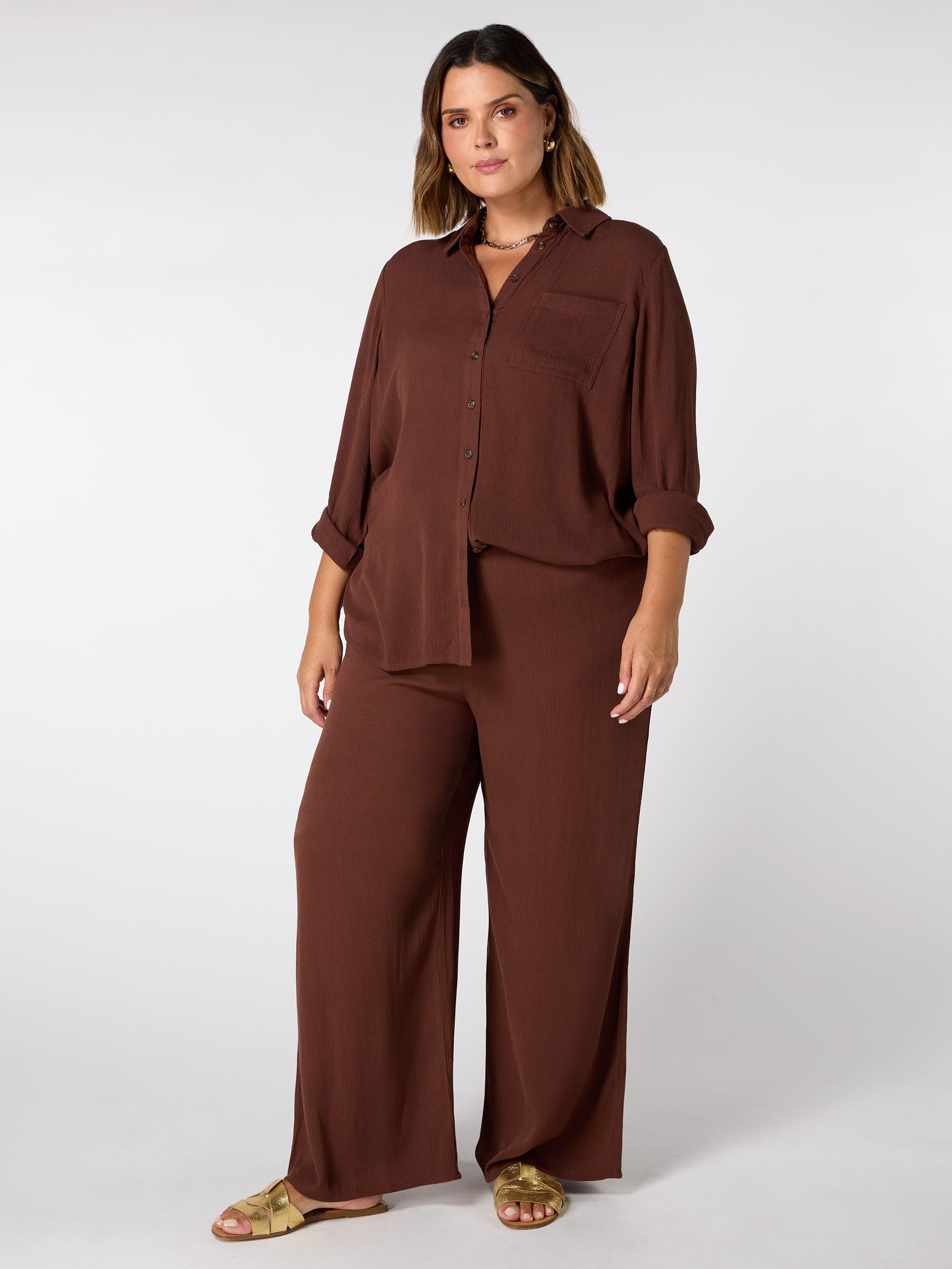Crinkle Drawstring Pants - image 2