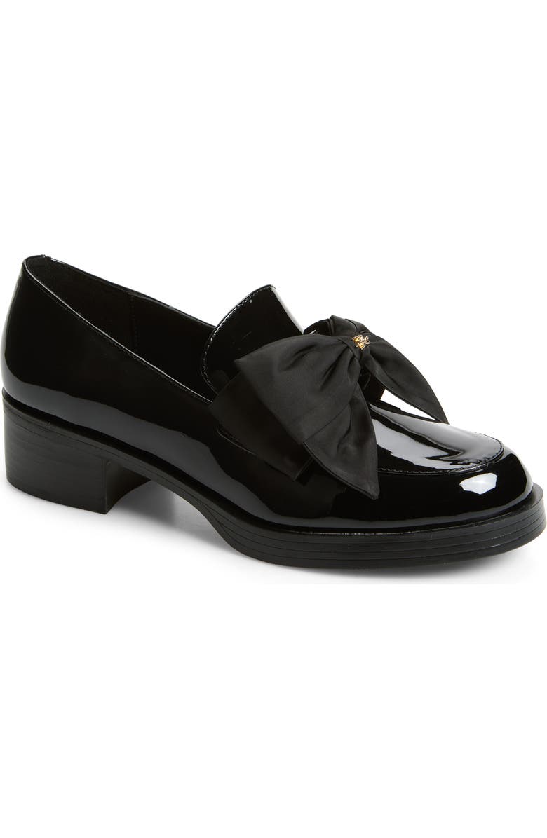KARL LAGERFELD PARIS Calimesa Bow Loafer, Main, color, Black