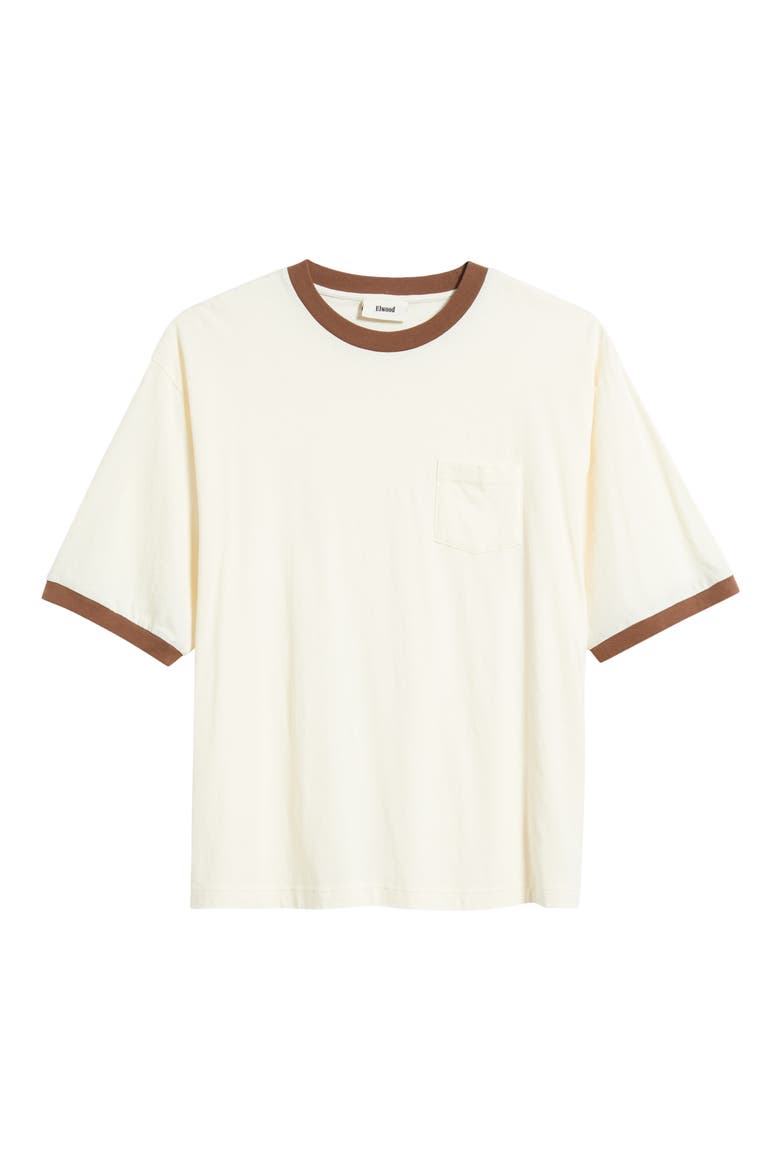 Trophy Ringers Oversize Organic Cotton Pocket T-Shirt, Alternate, color, FIELD WHITE