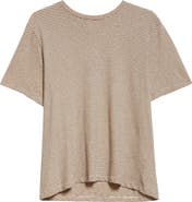 Isabel Marant Étoile Zewel Stripe Oversize Cotton & Linen T-Shirt