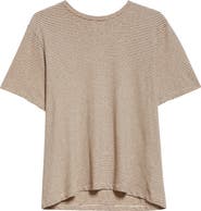 Isabel Marant Étoile Zewel Stripe Oversize Cotton & Linen T-Shirt