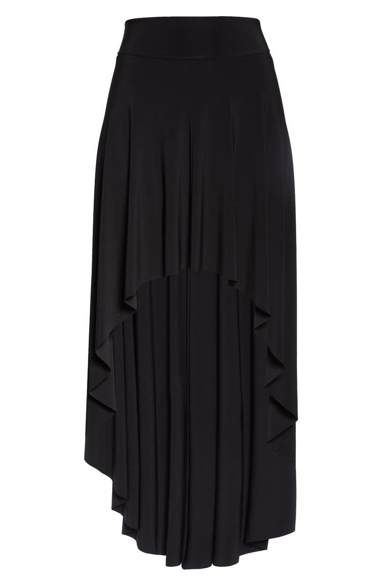 Norma Kamali Bias Cut High-Low Hem Cover-Up Skirt, Alternate, color,