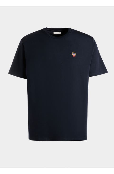 T-Shirt With a Bally Crest Logo